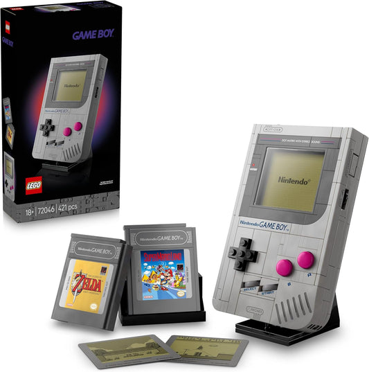 LEGO Super Mario Game Boy - Kit De Maquetas Para Adultos Con 2 Cartuchos De Videojuegos Inc. Zelda: Link'S Awakening Y Super Mario Land - Regalo Retro De Nintendo Para Gamers 72046