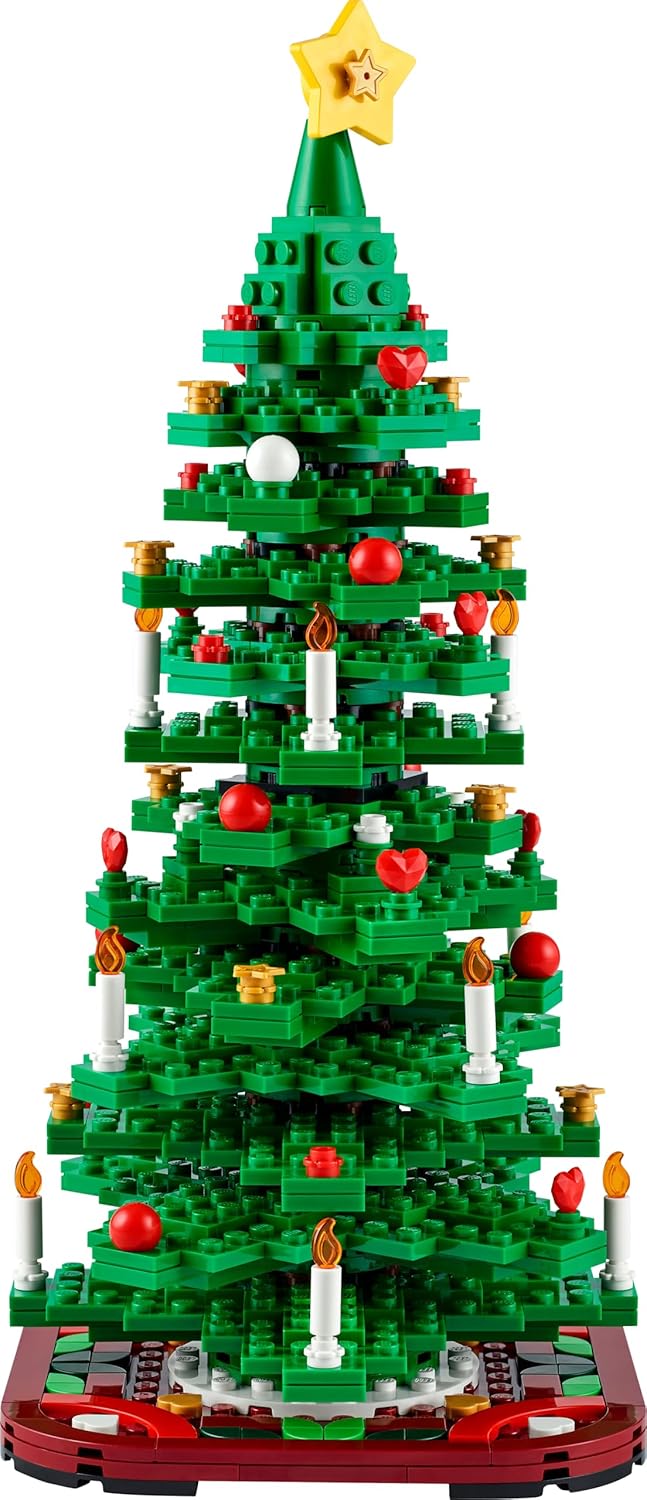 LEGO Árbol De Navidad Juguete De Construcción, Decoración Navideña Para Salón O Dormitorio, Juego Imaginativo, Manualidades En Familia, Regalo Para Niñas Y Niños De 12 Años O Más 40573
