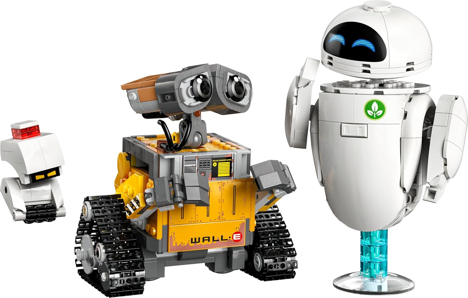 LEGO | Disney Pixar Wall-E Y Eve - Kit De Maquetas Para Adultos - Robots De Ladrillos Con Figuras De M-O Y HAL - Decoración Para El Hogar - Regalo Coleccionable Para Fans De La Película 43279