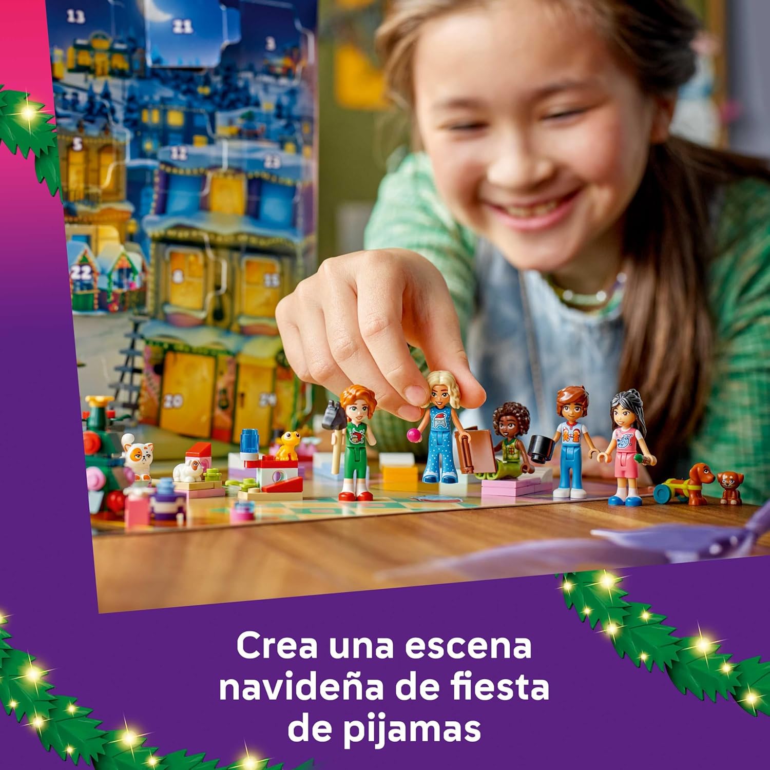 LEGO Friends Calendario De Adviento 2025 Para Niñas De 6+ Años - Juguete Para La Cuenta Atrás De Navidad Con 24 Sorpresas Inc. 5 Mini Muñecas, 5 Figuras De Animales Y Accesorios Adorables 42668