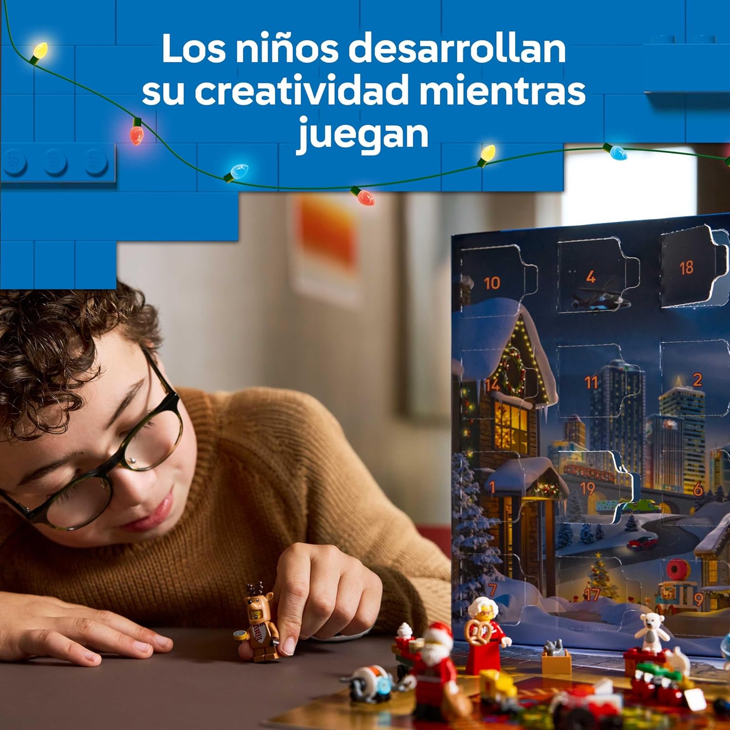 LEGO City Calendario De Adviento 2025 Para Niños Y Niñas De 5+ Años - Cuenta Atrás De Navidad Con 24 Sorpresas Inc. Tren, Coche, Tractor De Juguete, Oso Polar Y 7 Minifiguras - Regalo Navideño 60475
