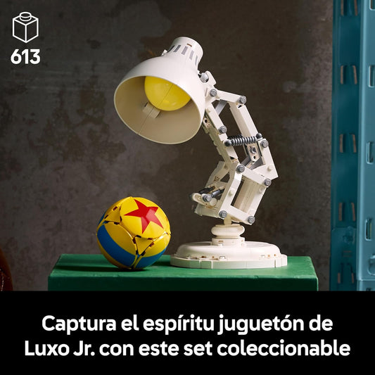 LEGO Ideas | Disney Pixar Luxo Jr. Modelo De Exposición Construible Y Coleccionable Para Adultos, Recuerdo Cinematográfico, Nostálgico Regalo Para Hombres, Mujeres Y Fans 21357