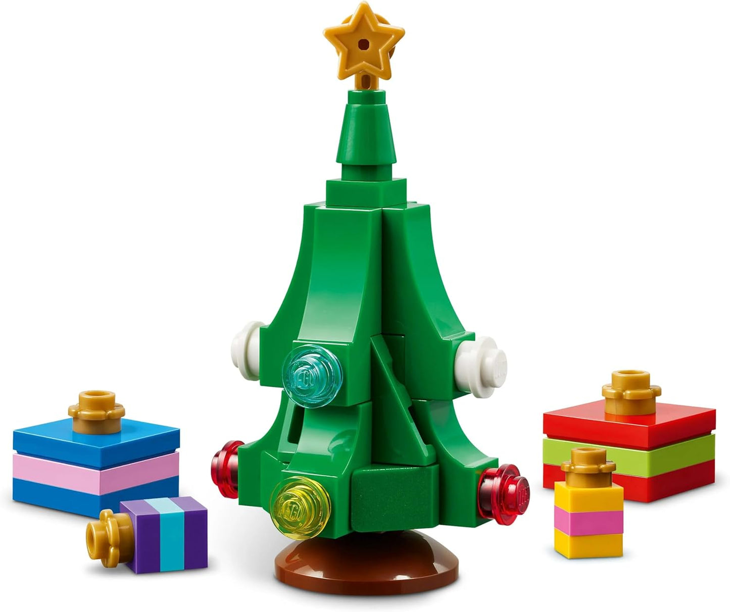 LEGO Camión De Reparto De Papá Noel De Juguete - Maqueta Colorida Para Exponer Con Árbol De Navidad, Regalos Y Adornos Navideños Niños Y Niñas De 8+ Años 40746