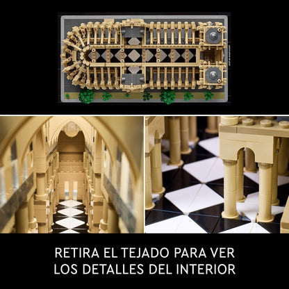 LEGO Architecture Notre Dame De París Maquetas Para Construir Para Adultos, Set De Arquitectura De Catedral, Recuerdo De Historia De Francia, Regalo Para Hombres, Mujeres, Padres Y Madres 21061
